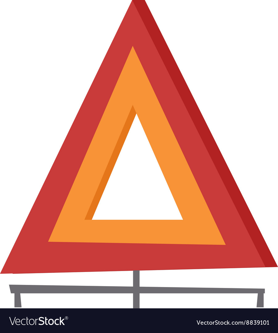 Emergency warning triangle