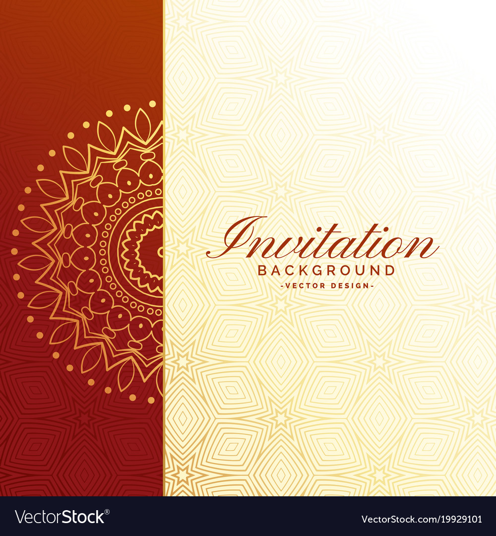 Premium invitation luxury background design Vector Image