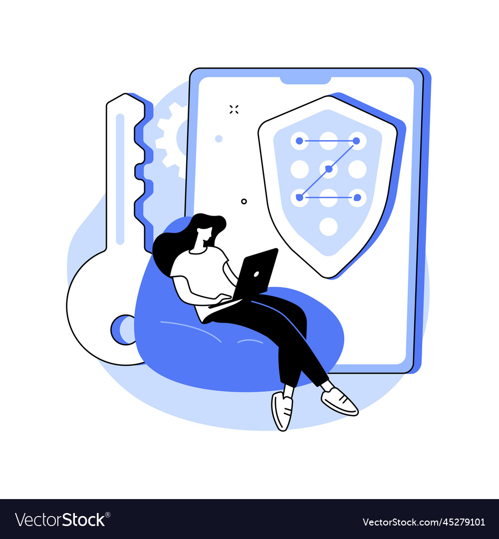 Secure web traffic abstract concept vector image Secure web traffic abstract concept