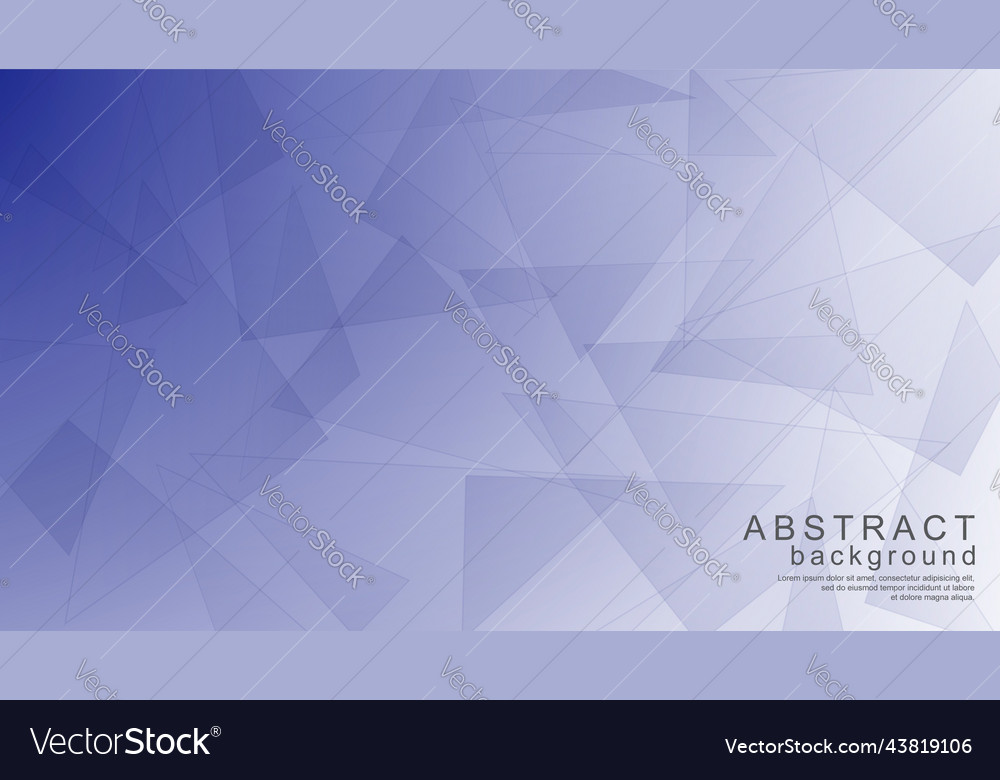 Abstract triangle design on gradient background