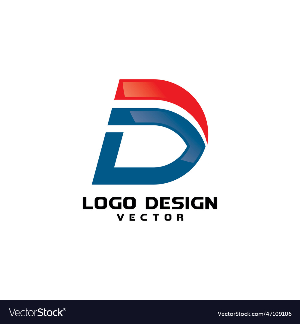 D symbol company logo design