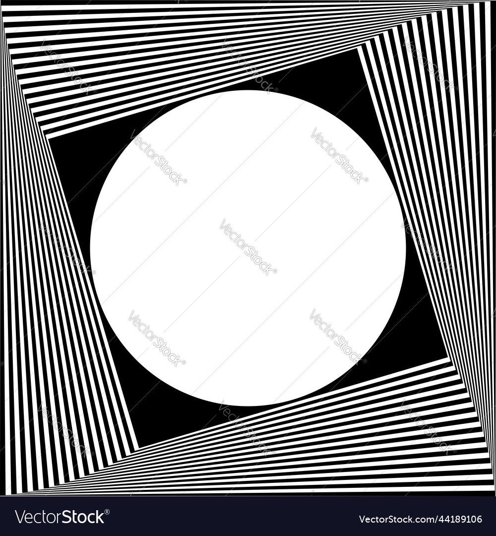 Dynamic Op Art Frame