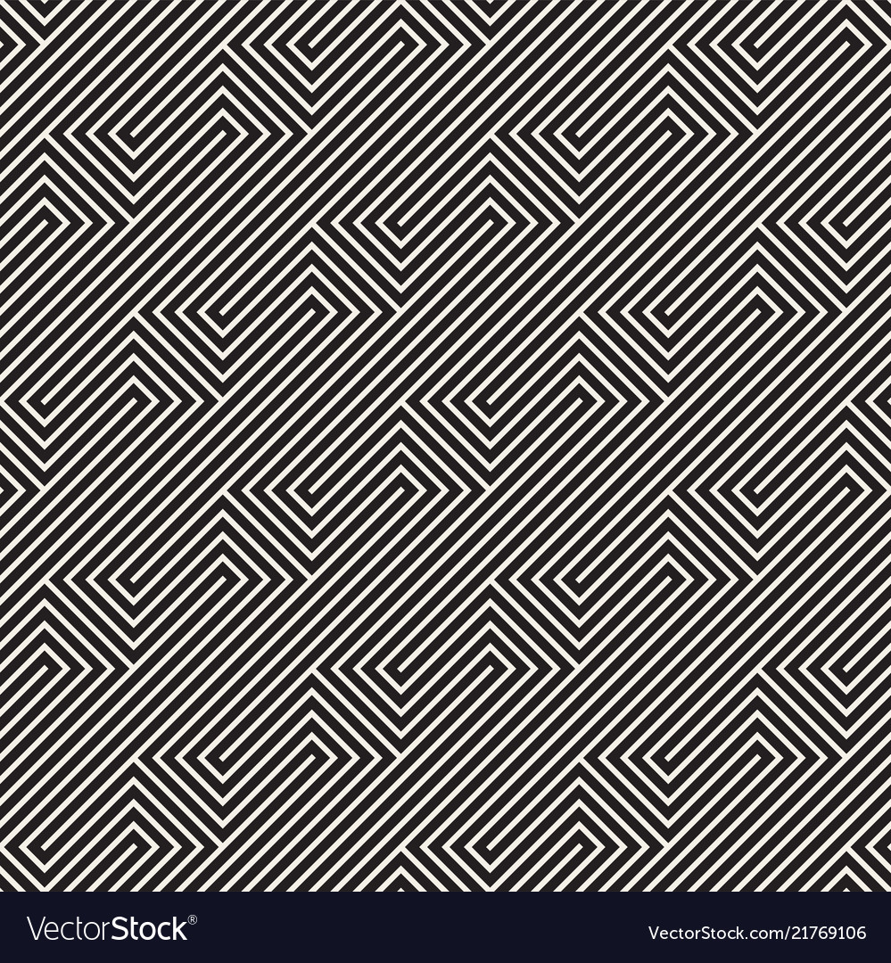 Modern Geometric Striped Pattern