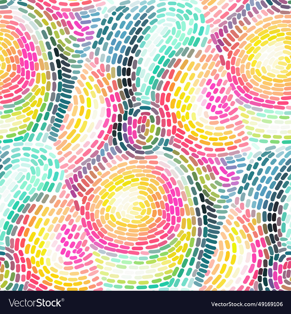 Multi-color mosaic background seamless pattern