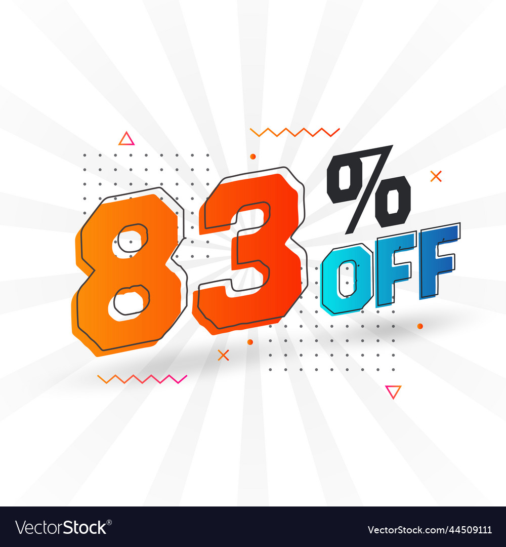 83 percent off 3d special promotional campaign