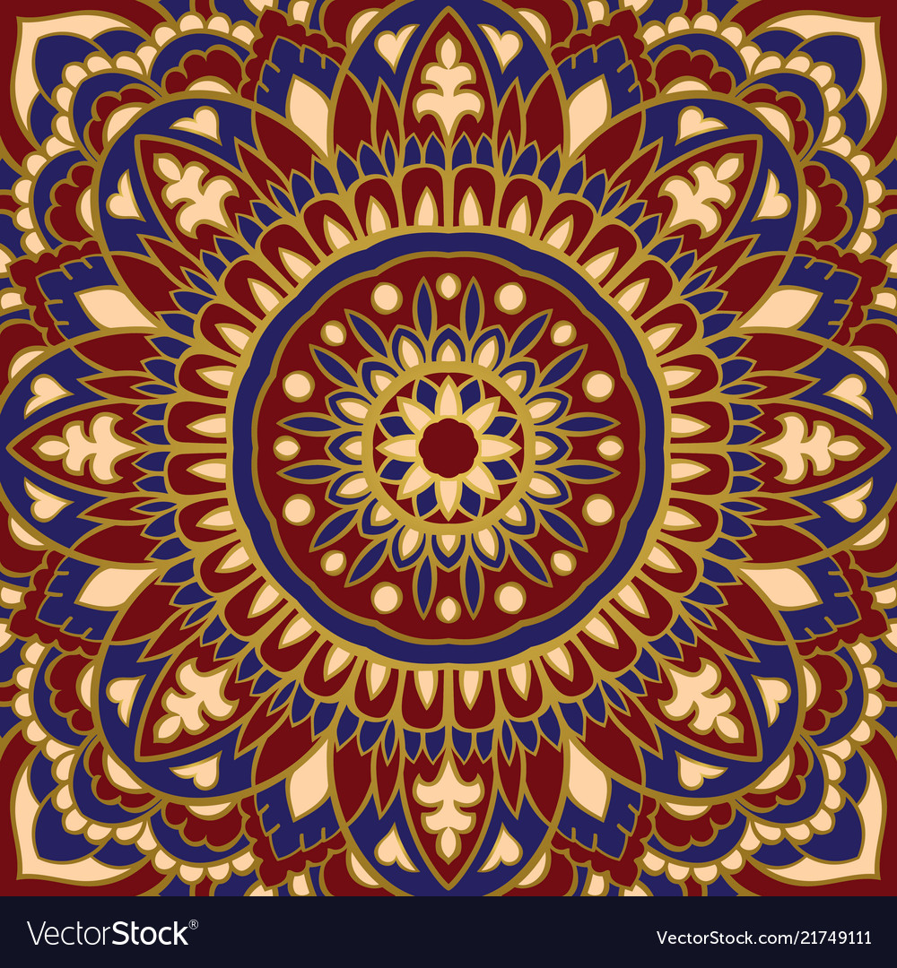 Abstract pattern for shawl vector image Abstract pattern for shawl