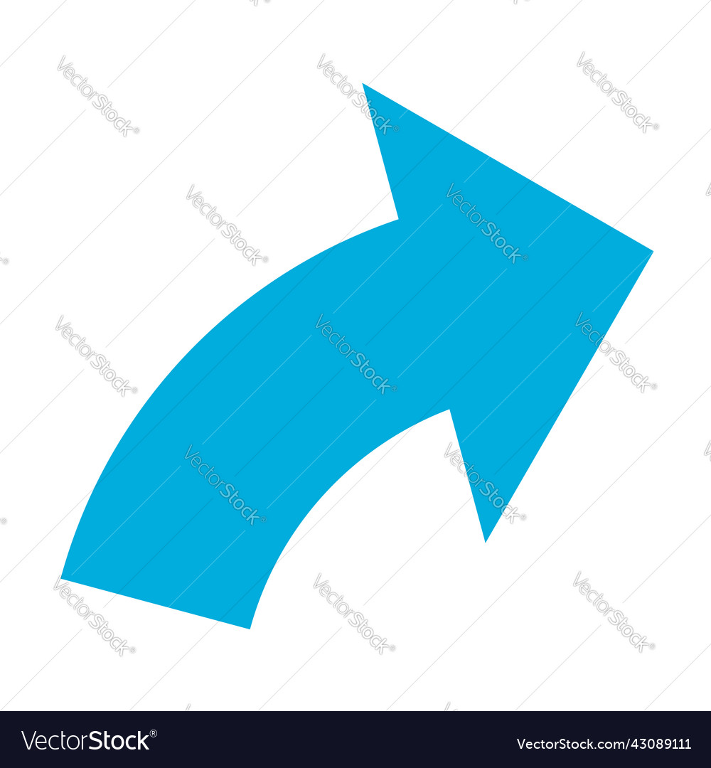 Runder Pfeilzeiger Formelement vector image Runder Pfeilzeiger Formelement