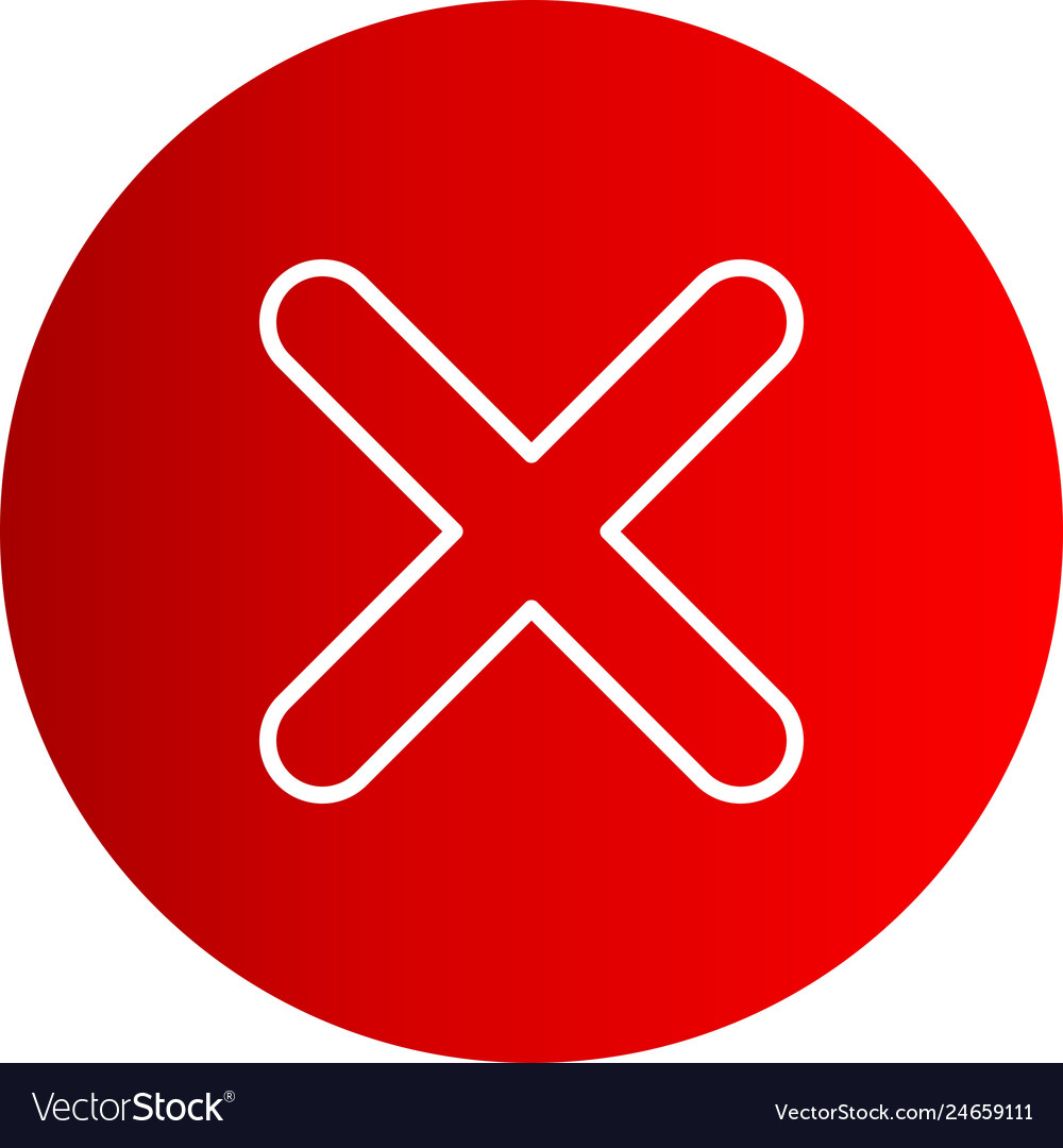 Cross icon Royalty Free Vector Image - VectorStock