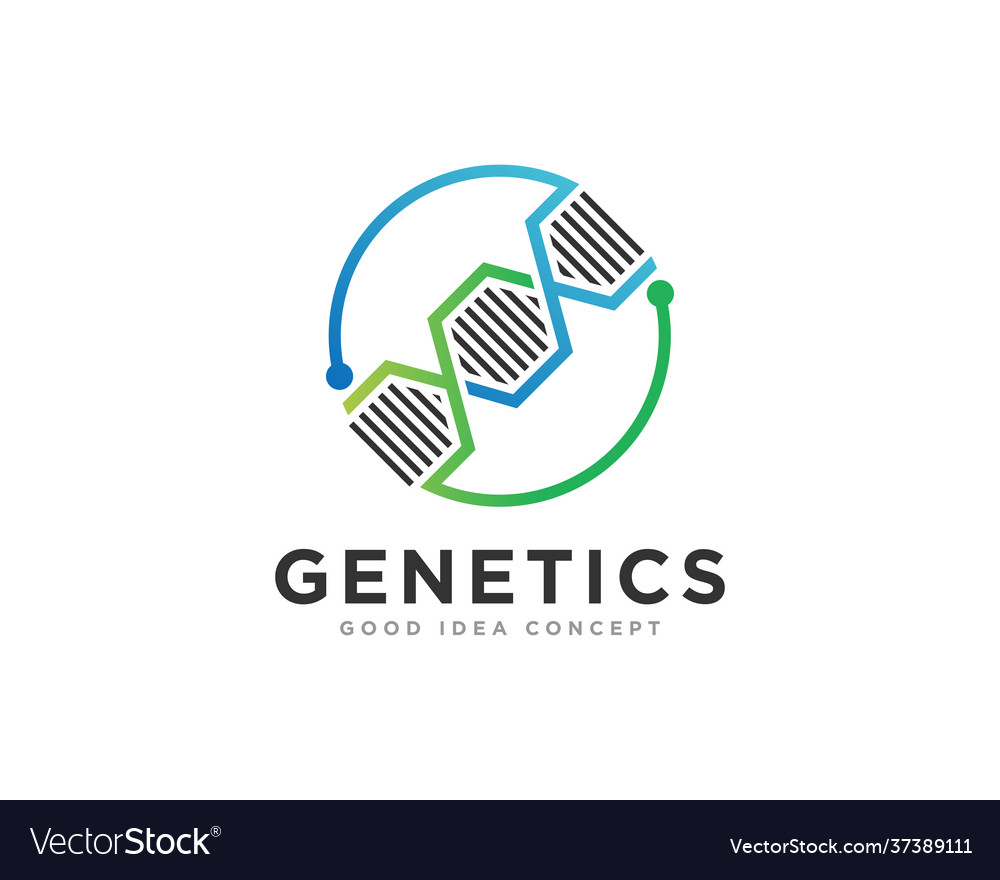 Dna Logo Icon Design