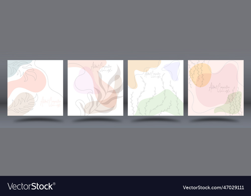 Handmade background layout with arbitrary shapes vector image Handmade background layout with arbitrary shapes