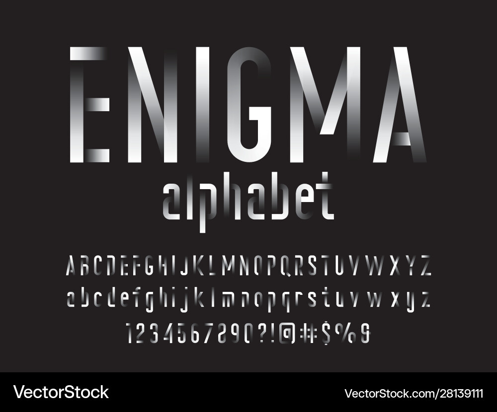 Hidden font Royalty Free Vector Image - VectorStock