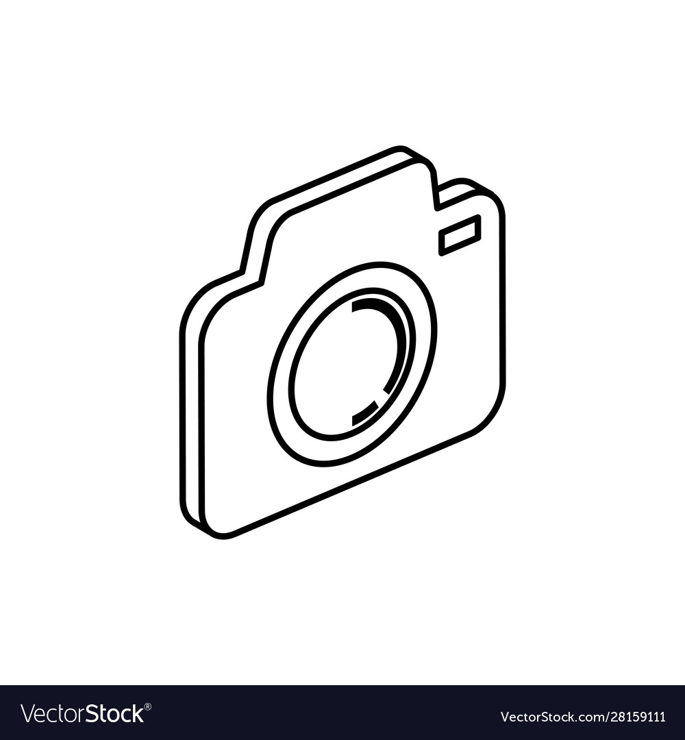 Isolated Isometric Camera Design Royalty Free Vector Image Isolated Isometric Camera Design Royalty Free Vector Image