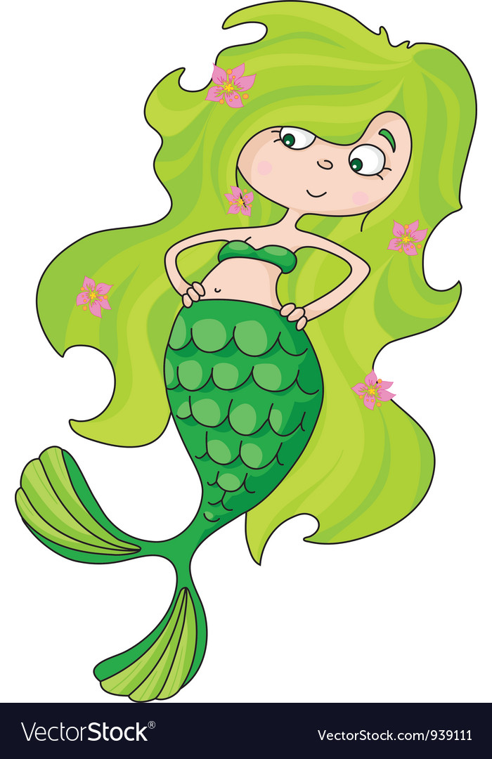 Mermaid Royalty Free Vector Image - VectorStock