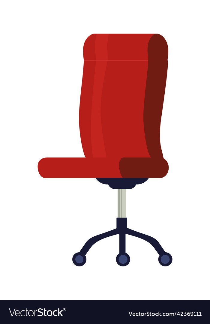 Office chair furniture Royalty Free Vector Image