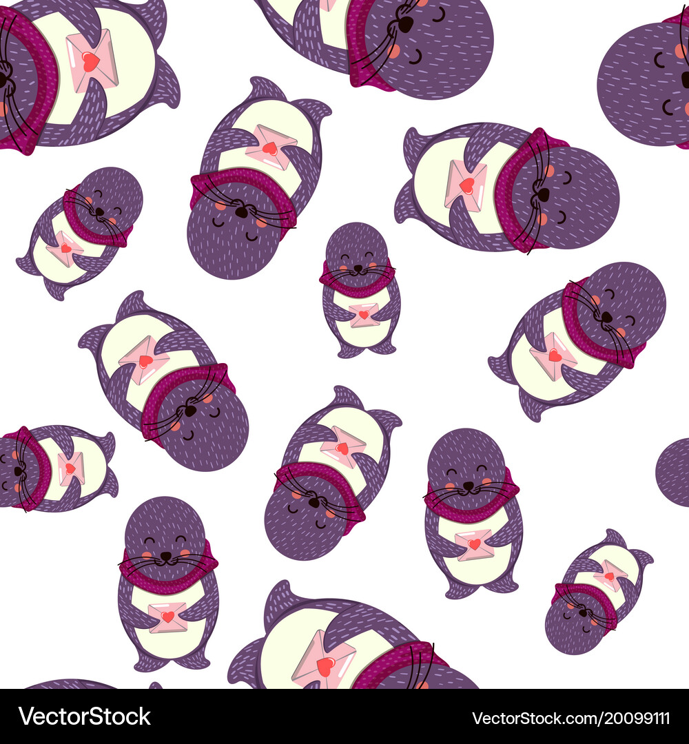Seamless pattern with teddy bear Royalty Free Vector Image