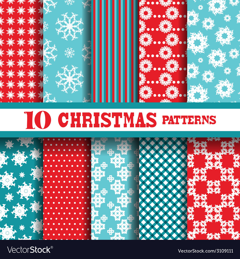Seamless patterns set