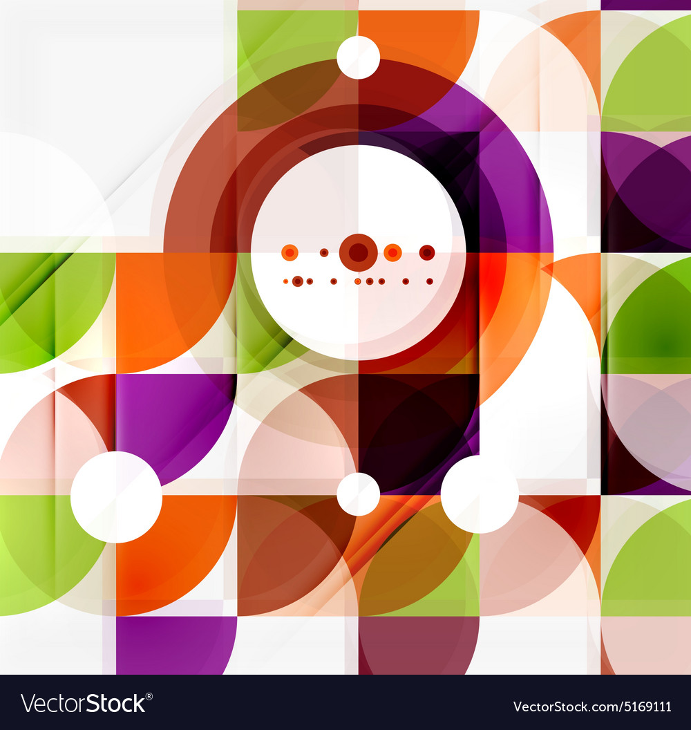 Semicircle triangle pattern