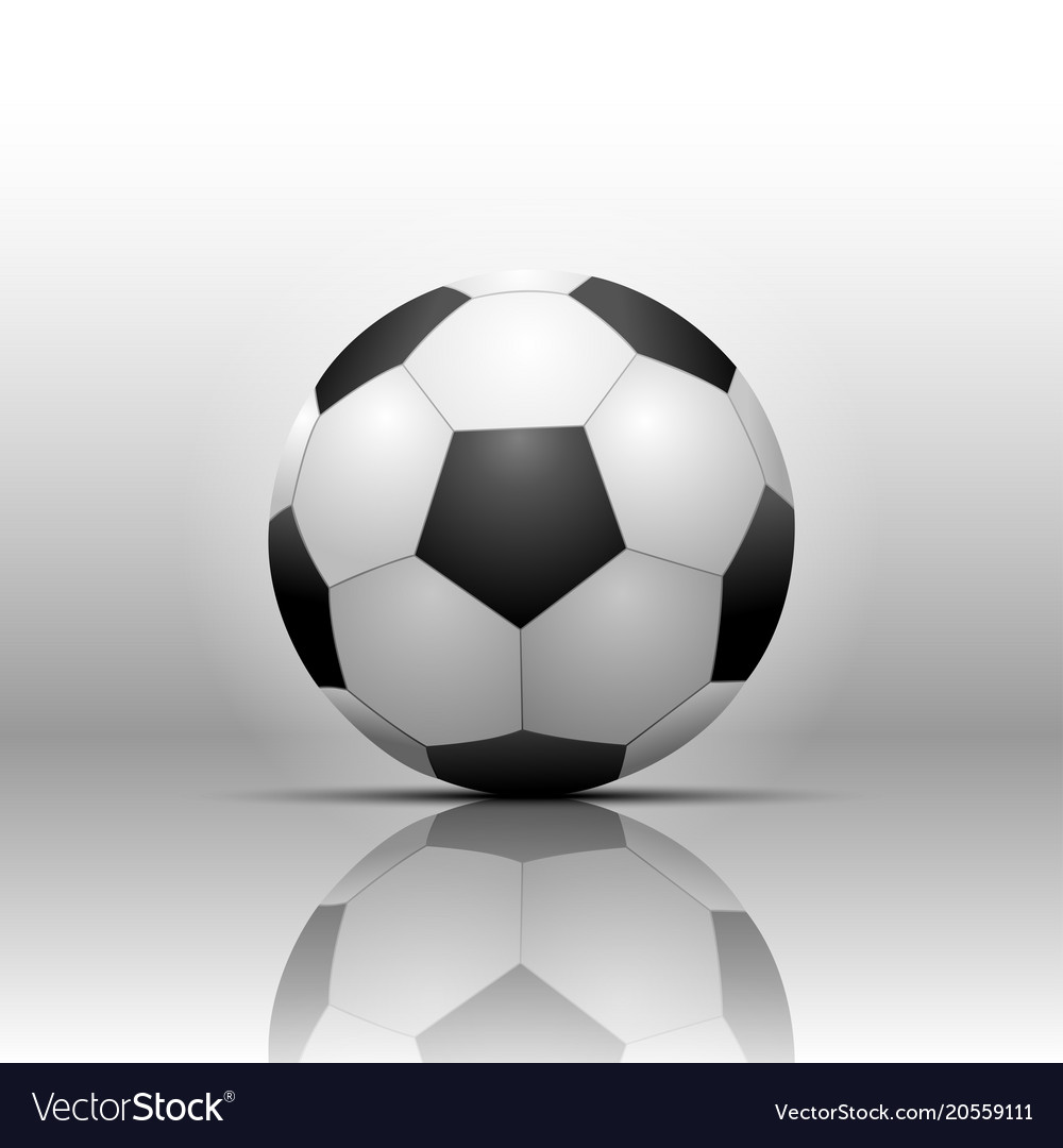Soccer football isolate on white background