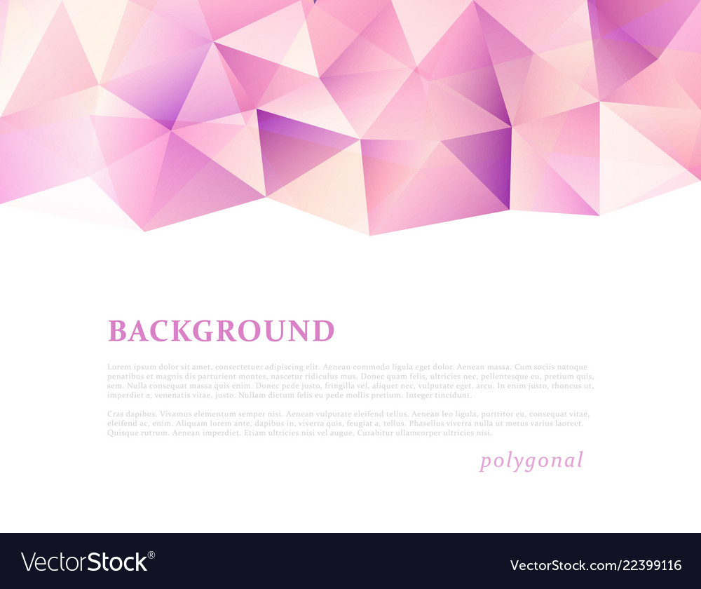 Abstract triangular banner vector image Abstract triangular banner