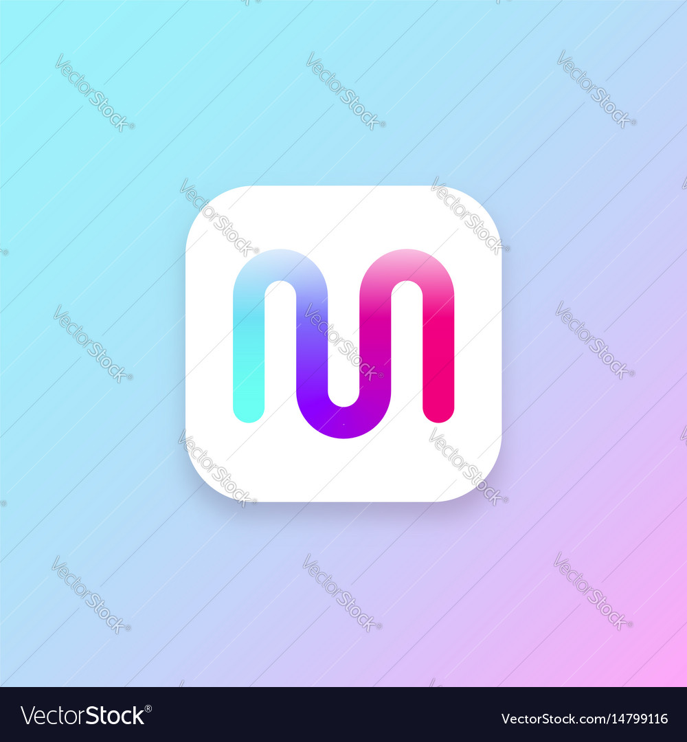 App icon ui design element Royalty Free Vector Image