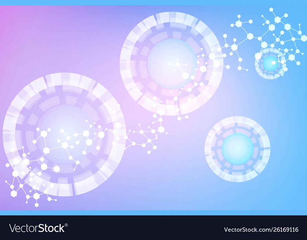 Big data visualization background modern vector image Big data visualization background modern
