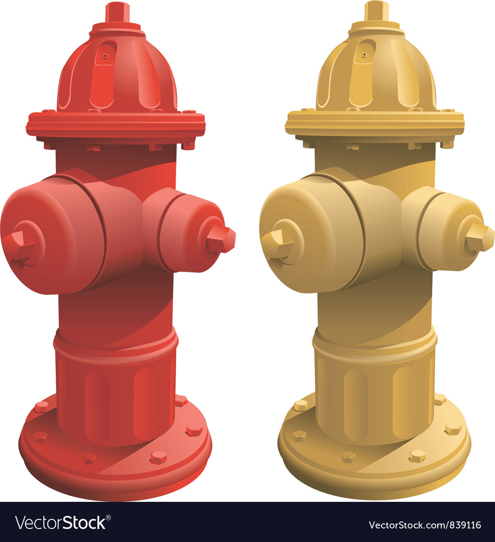 Fire Hydrants Royalty Free Vector Image - VectorStock