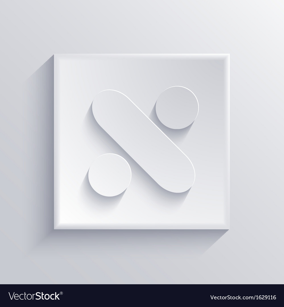 Light Square Icon - Math & Calculation