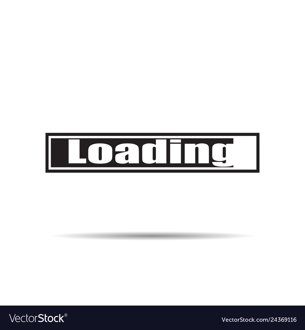 Loading icon with shadow