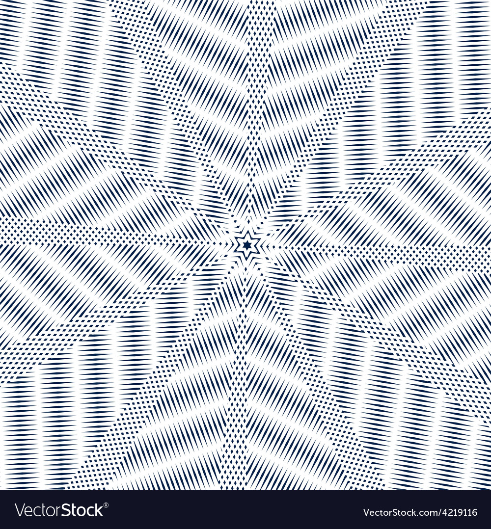Moire pattern monochrome background with trance