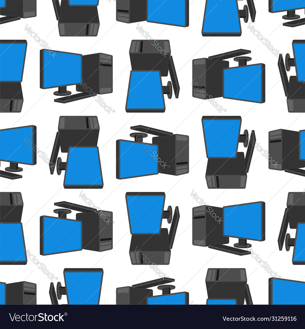 Pc pattern seamless computer ornament data
