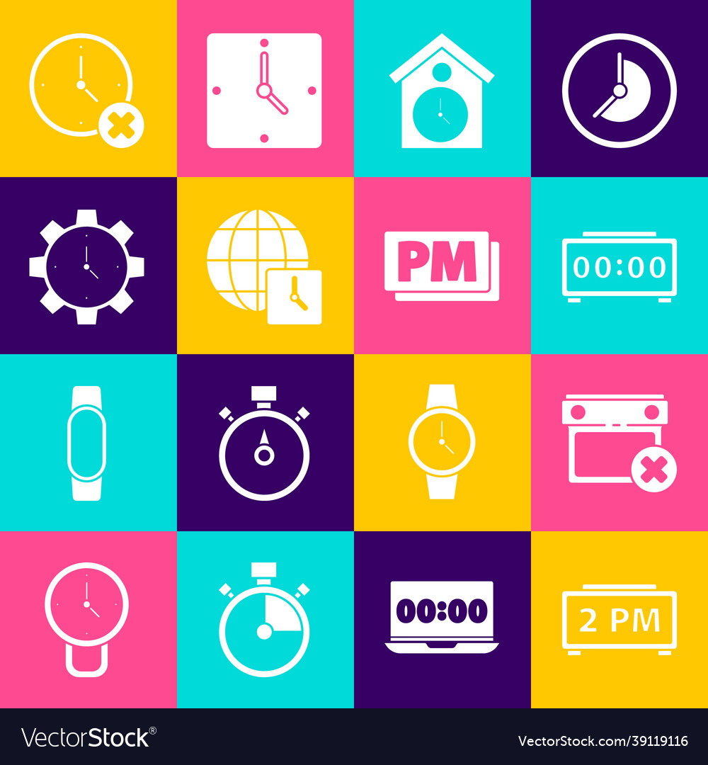 Set digital alarm clock calendar date delete