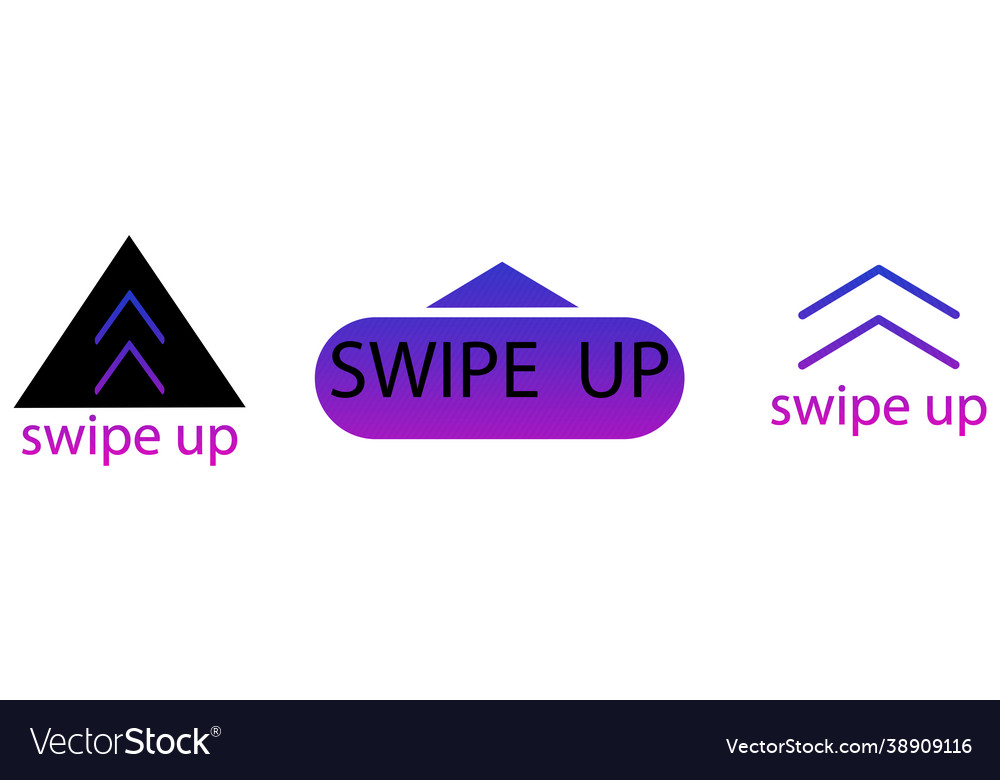 Swipe up abstract digital background modern vector image Swipe up abstract digital background modern