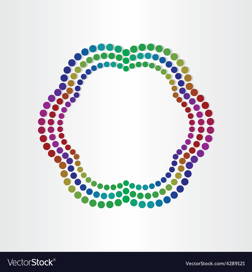 Abstract colorful with circles