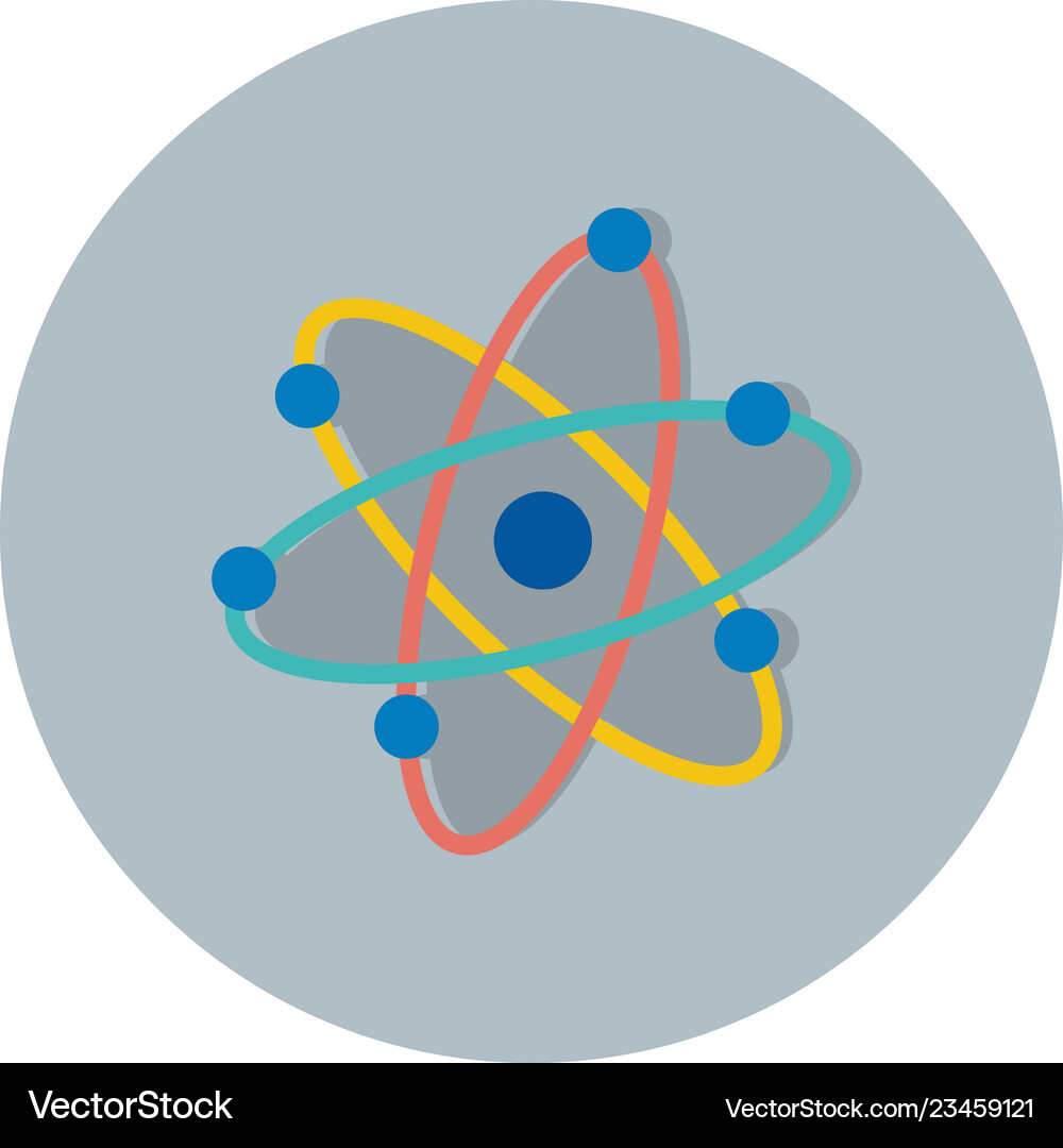 Atom icon Royalty Free Vector Image - VectorStock