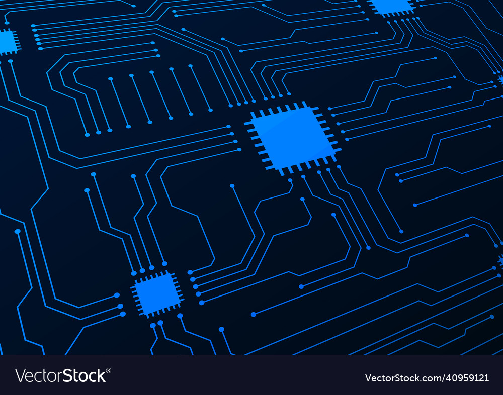 Circuit technology background with hi-tech digital