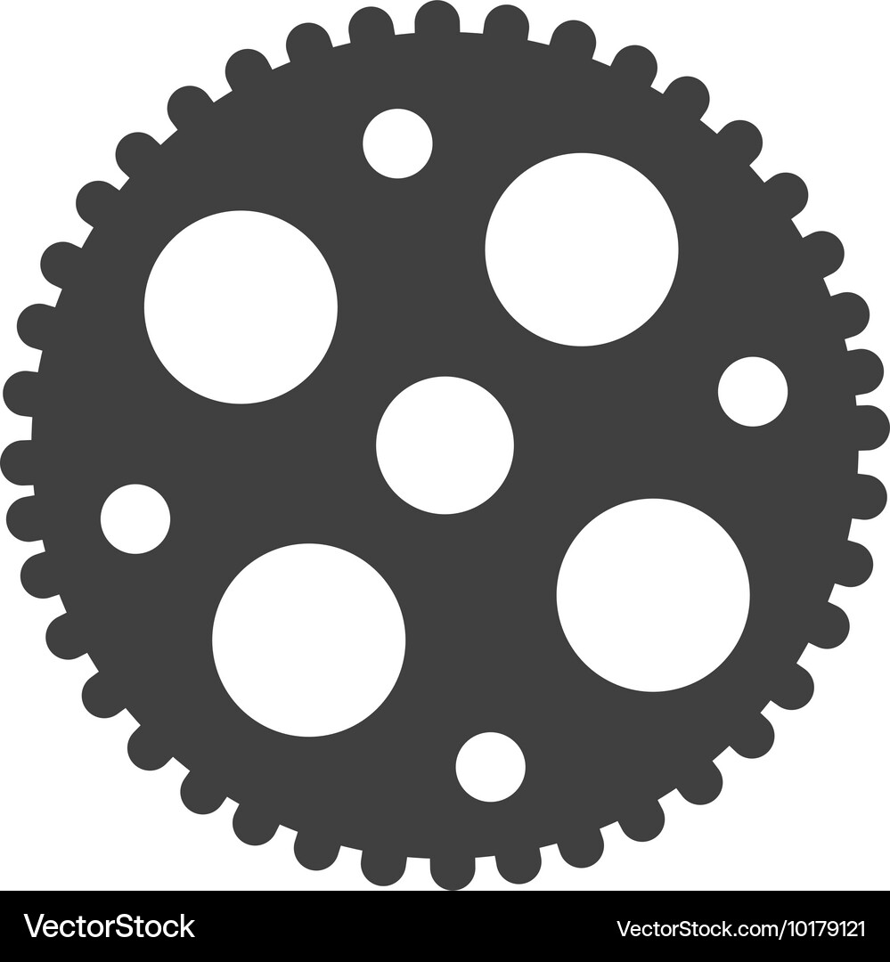Gear cog wheel icon Royalty Free Vector Image - VectorStock
