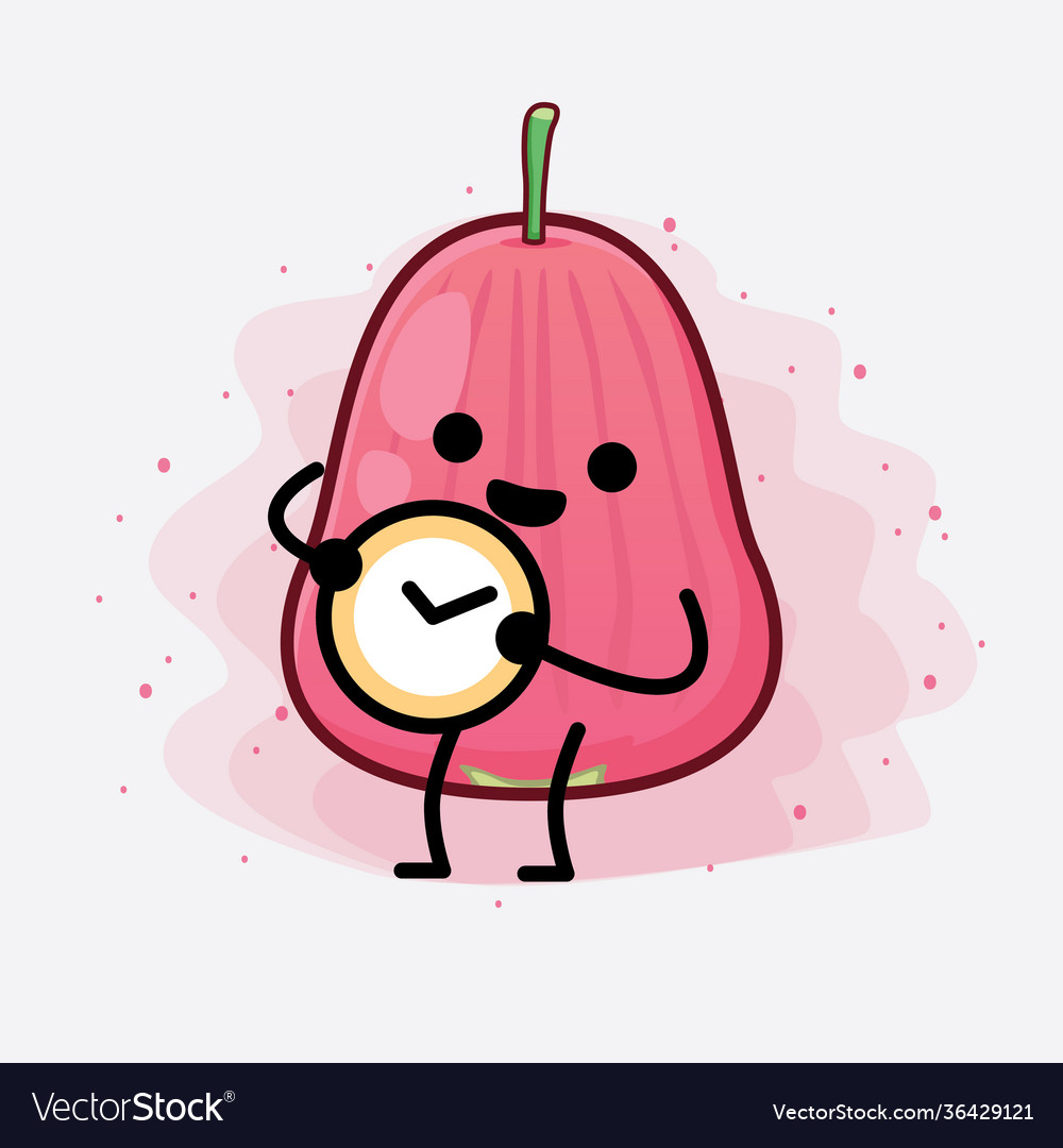 Java apple fruit cute character with simple face