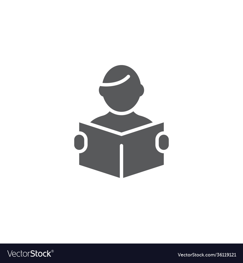 Learning icon color line outline sign linear vector image Learning icon color line outline sign linear