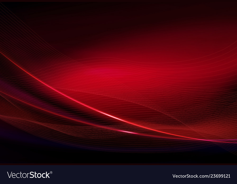 Red dark background with smooth thin lines