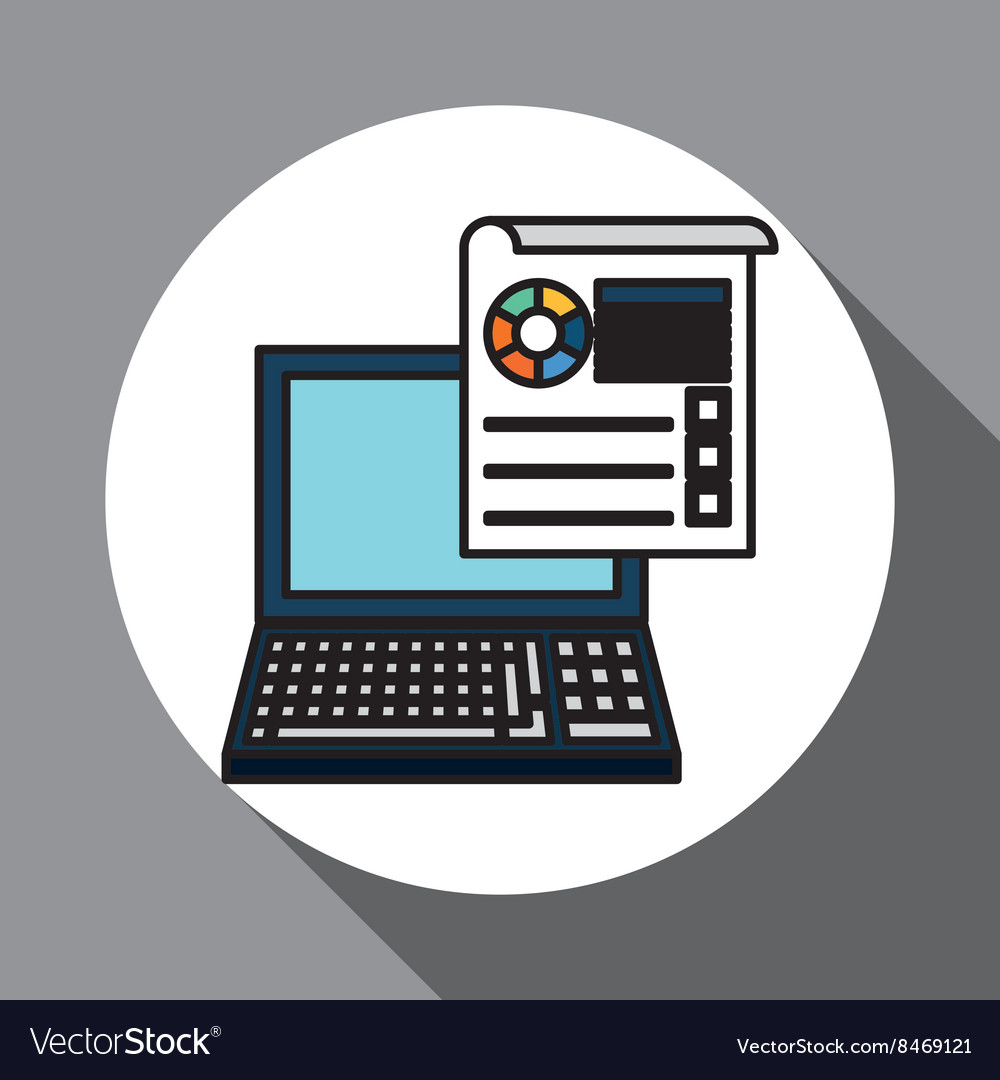 Responsive web design over white background