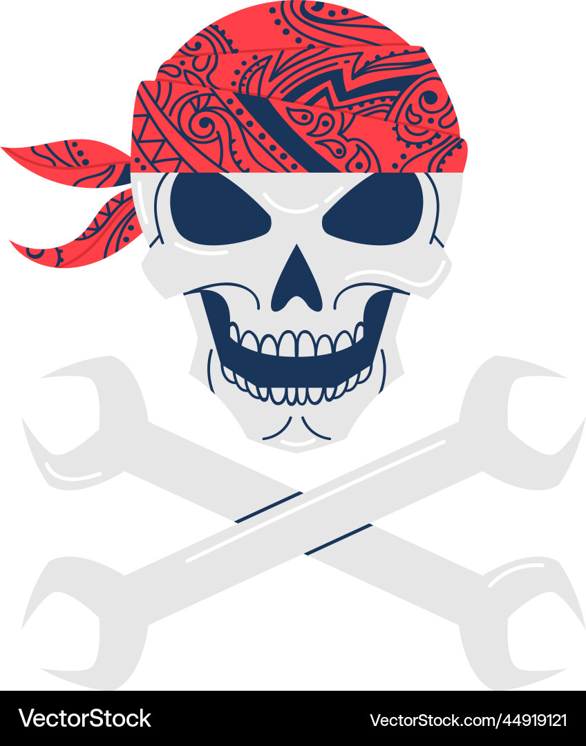Rider skull logo speed emblem symbol design Vector Image