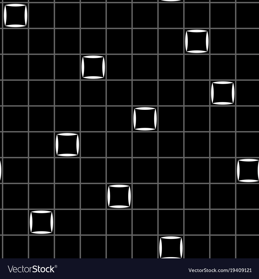 Squares in grid chaotic seamless pattern 412
