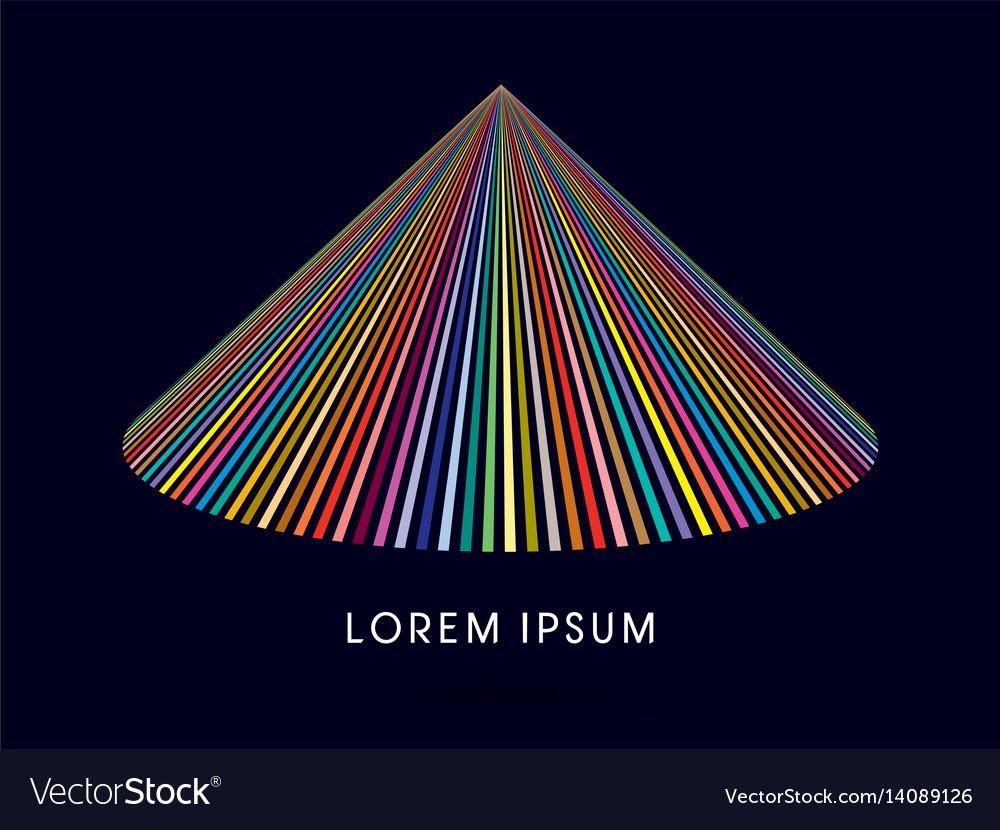 Abstract pyramid Royalty Free Vector Image - VectorStock