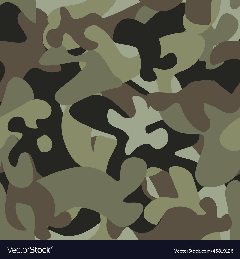 Camouflage seamless pattern abstract modern