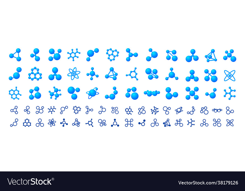 Chemistry formulas chemical elements Royalty Free Vector