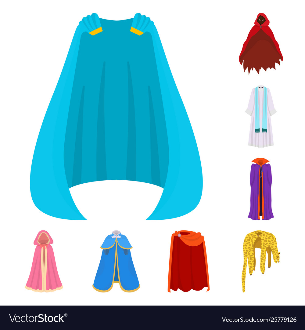 Cloak and clothes symbol Royalty Free Vector Image