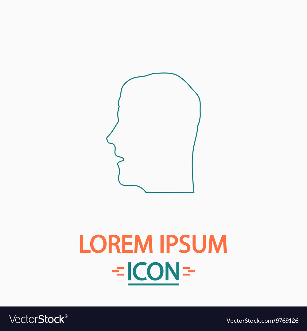 Head computer symbol