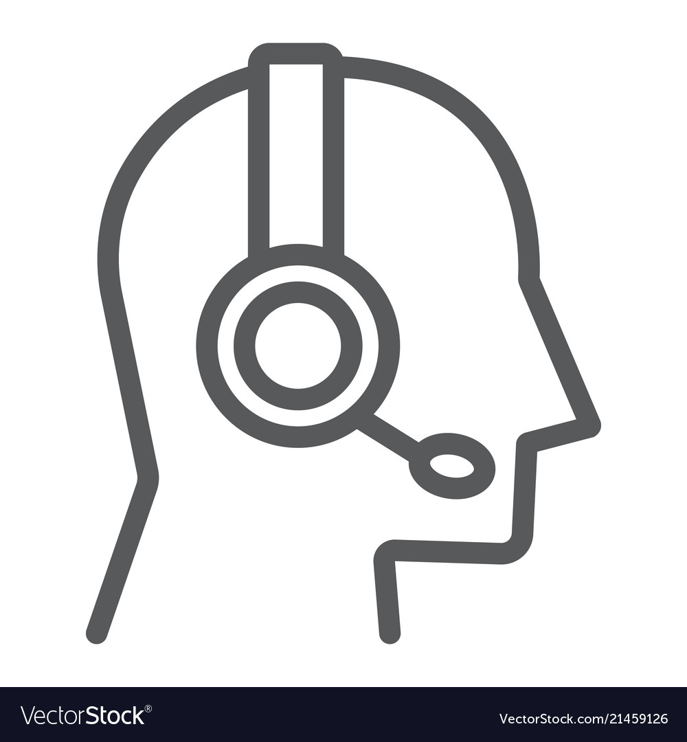 Help Line Operator Contact Icon