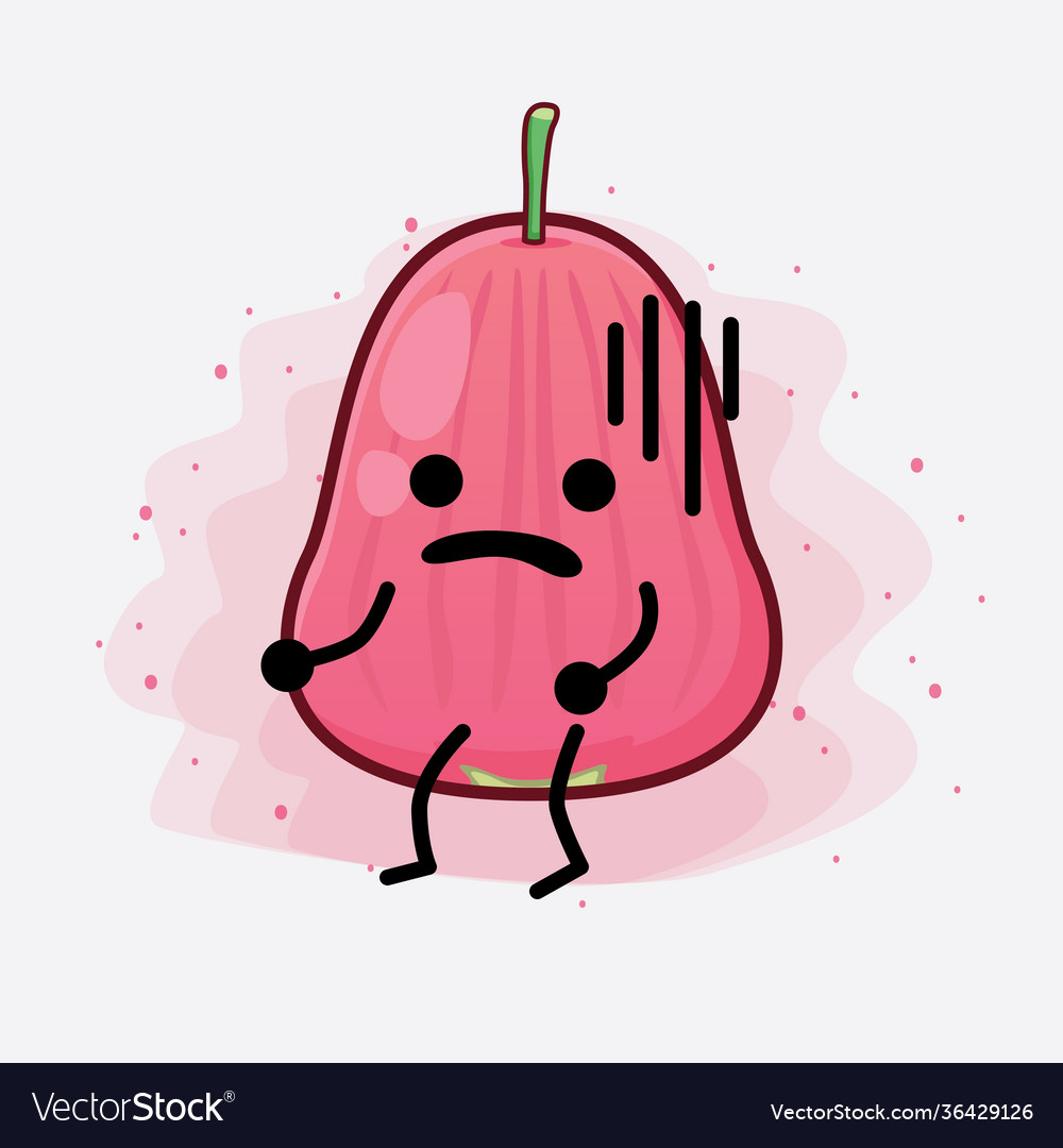 Java apple fruit cute character with simple face