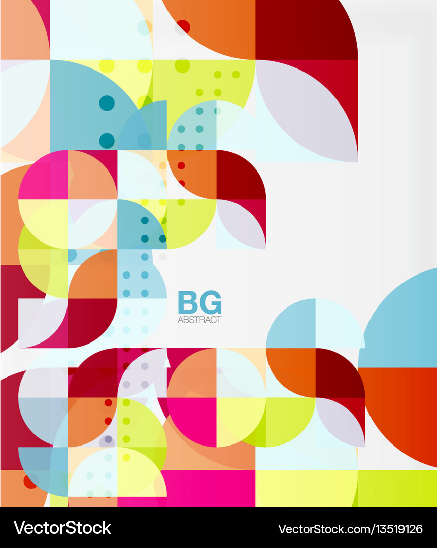 Modern Elegant Circle Banner Royalty Free Vector Image